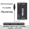 MM Phono Preamp Amplifier For Turntable Low Noise Power Supply Aluminum Housing Auditory Equipment