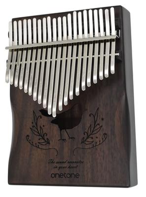 One Tone Kalimba 21 Key Beginner Set Rosewood Material Manual Music Score Book (Thumb Piano) OTKL-21/RW (Special Case/Cross/Finger Cot/Key