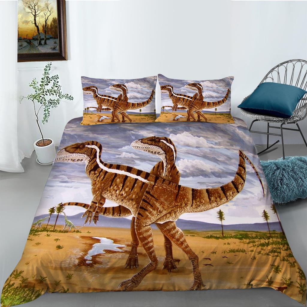 Polyester Bedding Two Or Three-Piece 3D Digital Printing Dinosaur Series
