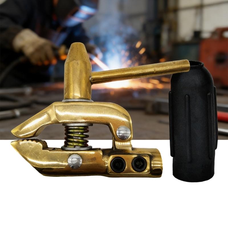 Professional Welding Ground Clamp High Conductivity Coppers Welding Equipment Clamp For Stable Electrical Connection