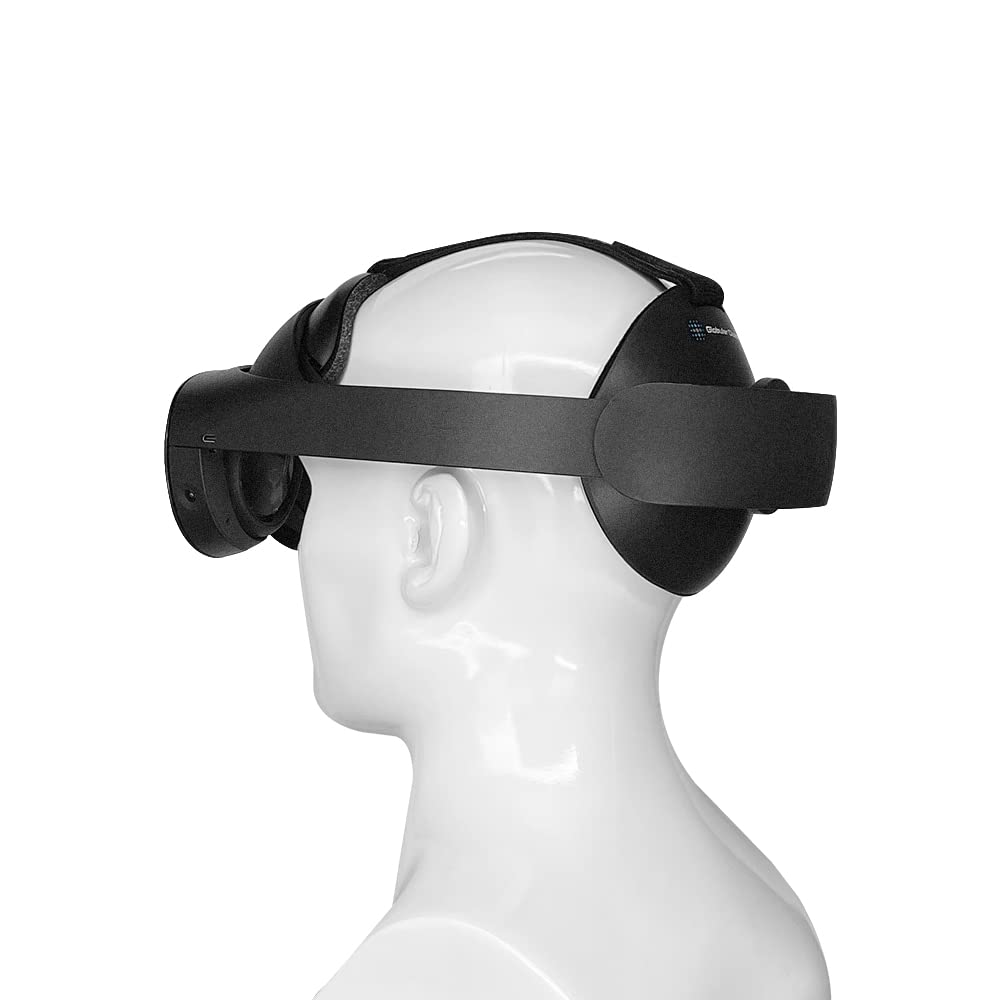 VR Headset Case Globular Cluster Soft Padding Large Front and Rear Pads Black