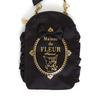 Stylish Meiluyu Guifugou Kluomi Chain Mobile Bag Black Round Shape Card Slot Pu Leather