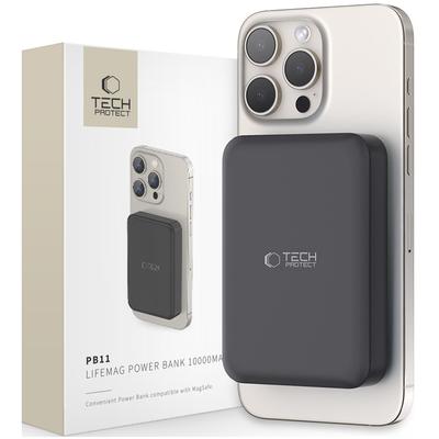 Tech-Protect Pb11 Lifemag Magsafe Power Bank 10000Mah Black