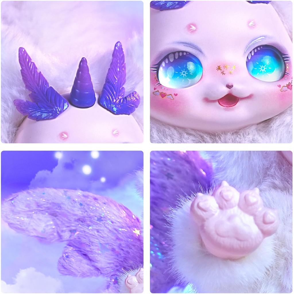 ICY Fortune Days Fantastic Creatures Series Plush Approximately Perfect As a Gift or Collectible Doll, 15cm-18cm Tall, (Xinghe) [Product]