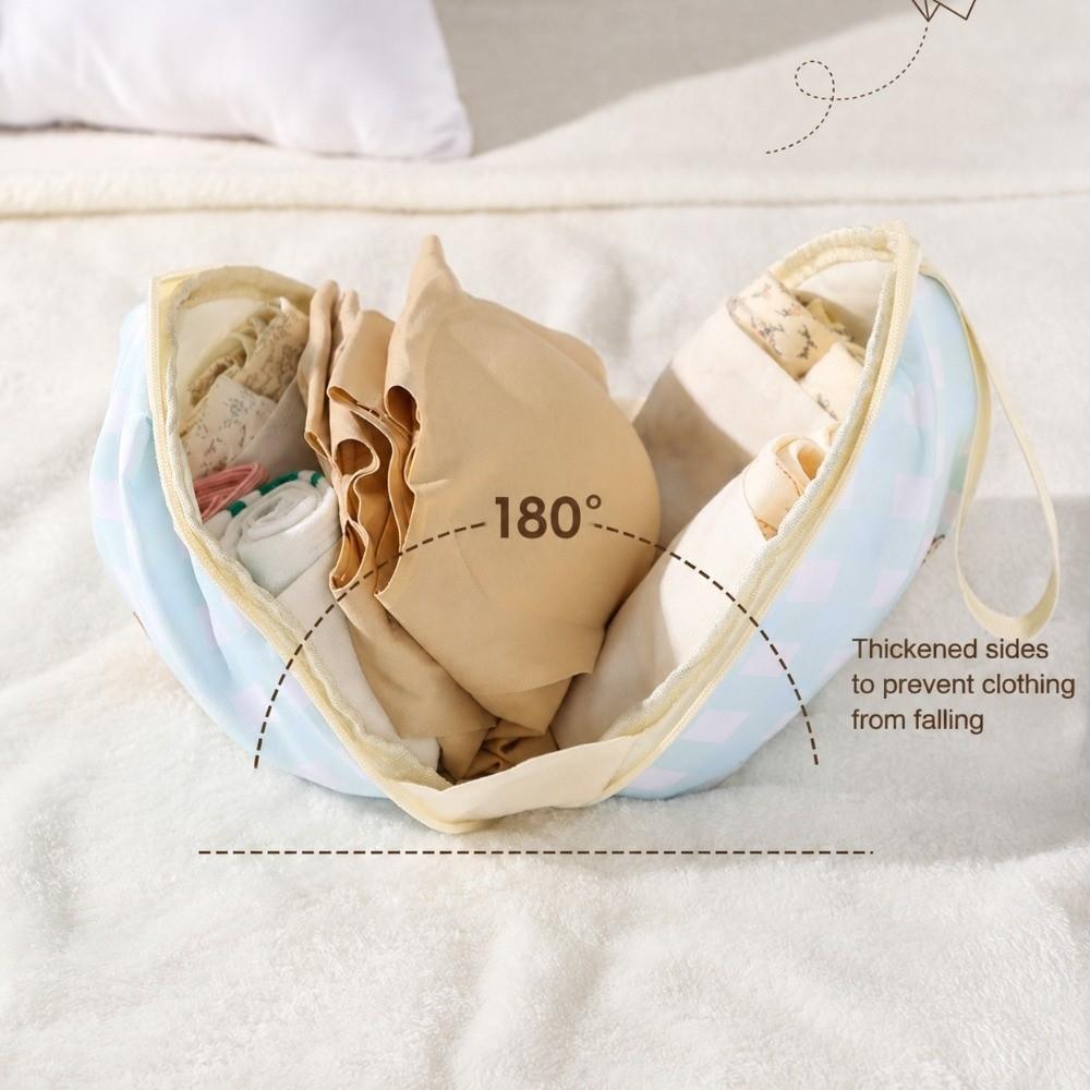 Multi-purpose Underwear Socks Storage Bag Elliptical Stereoscopic Makeup Bag Bra Storage Bag  Gifts