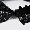 Elegant Lace Detachable Collar Insert Polyester Accessory False Collar For Prom Event And Daily Outfits