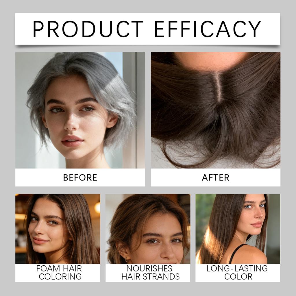 Hair Shampoo Foam Hair   Nourishing And Enhancing Color Light Reflection Conditioner  Casting Color Cream Brightening Hair Color 100ML