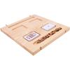 Engelhart - 350264 - Tock XL Game In Hevea Wood - Folding Box - 6 Players with Cards and Pawns Included