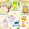 JULMELON 24 Sheets Make a Face Stickers for Kids, Make Your Own Animal Stickers, Classroom Fantasy Animal Mix and Match Sticker Sheets for Boys Girls