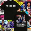 Justiție de Vară pentru Charlie Kirk Legenda Nu Moare Protest Discurs Liber Tricouri Bărbați Femei Casual Calitate Înaltă Tricou Y2k