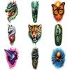 9pcs Temporary Tattoo Crocodile Tattoo Waterproof Long-lasting Body Stickers Bear Tattoo Spider Tattoo Colorful Realism For