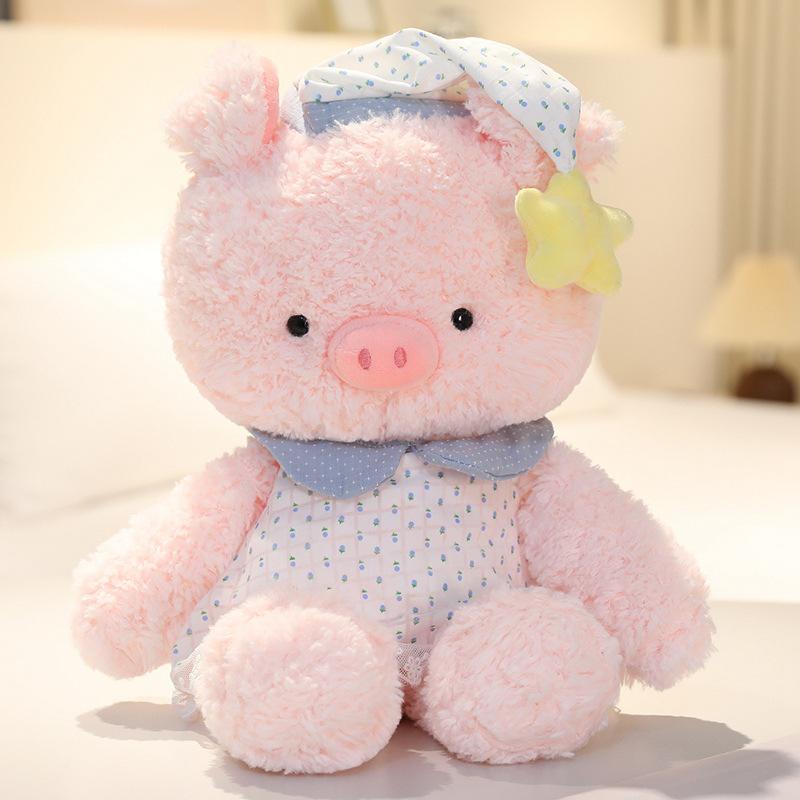 Cartoon Cute Good Night Running Clothes Lamb Rabbit Lamb Doll Plush Toy Doll Children Sleeping with Doll