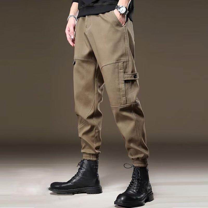 New Men's Loose Multi Pocket Outdoor Sports Work Pants Casual Pants