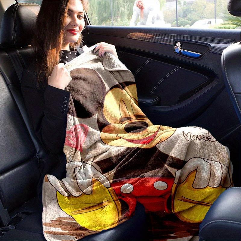 1pc. Cute Mickey Mouse Cartoon Blanket, Soft Warm Home Decor Gift for All Seasons, Perfect for Couch, Bed, or Any Room, Add a Touch of Fun t