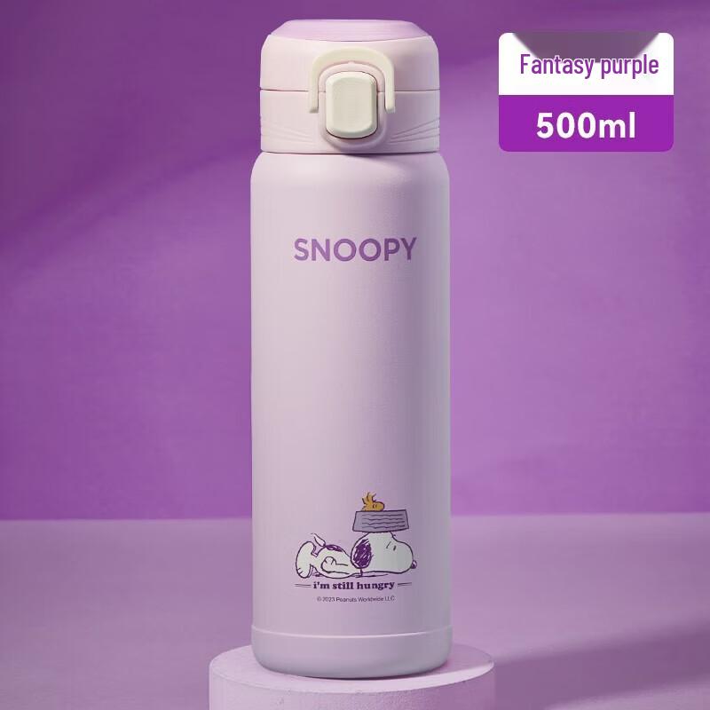 Snoopy Portable Insulated Water Bottle