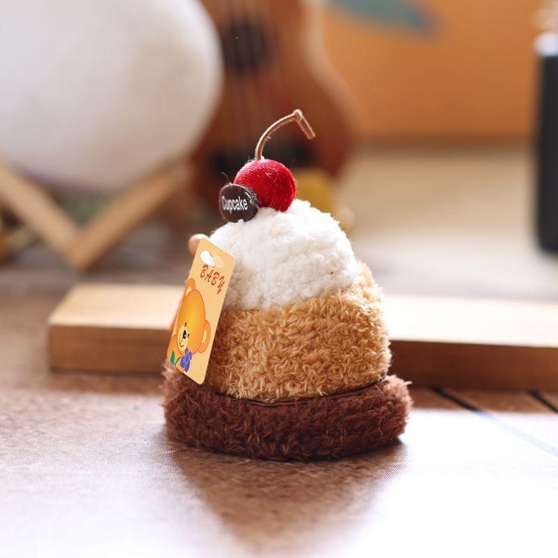 

Десерт Мультяшная Плюшевая Игрушка Милая Кукла-Торт Брелок Подвеска для Рюкзака Праздничный Подарок Cupcake