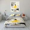 Butterfly Girl Canvas Art Set Soft Comfortable Duvet Cover Bedding Set Included 1*Duvet Cover & 2*Pillowcases, Gift