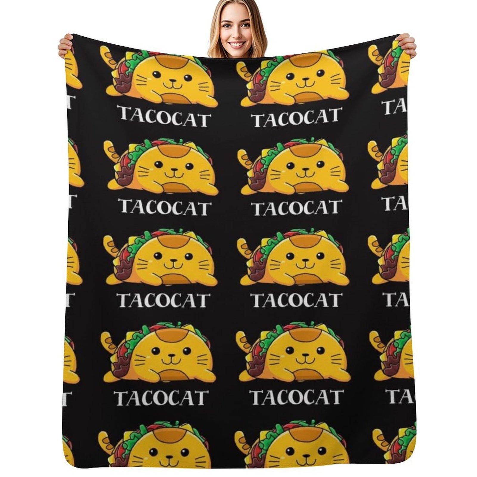 

Tacocat Throw Blanket Cozy Throw Blanket for Bed Sofa Chair 102x76cm(40x30in)