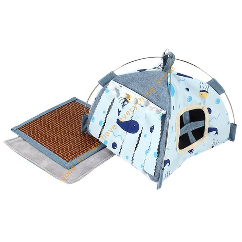 Tenda Ninho de Pássaro à Prova de Arranhões Hamaca Casa para Papagaios Gaiola de Pássaro Balanço Cama Suspensa 55KF