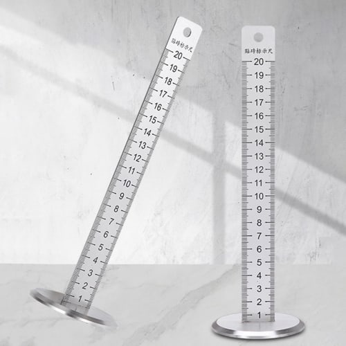 Stainless Steel Tile Leveler | Steel Tile Height Leveling Tool | Non-Slip Horizontal Line Alignment Floor Ruler, Tile Equal Height Ruler, Stainless St