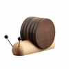 Magnetic Attachment Snail Heat Insulation Pad Heat Resistant Snail Bowl Pad  Home Decoration