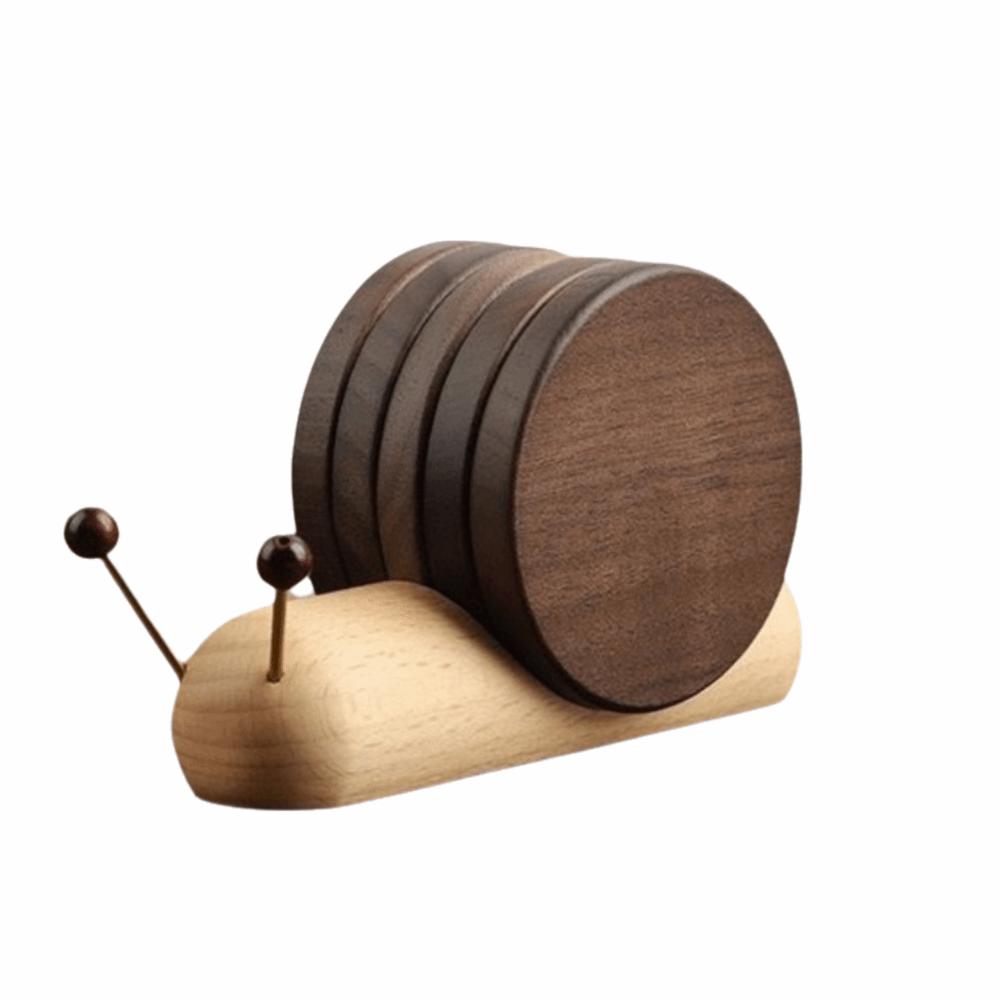 Magnetic Attachment Snail Heat Insulation Pad Heat Resistant Snail Bowl Pad Home Decoration