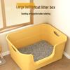 Extra Large Open Cat Litter Box with Anti-Splash Design