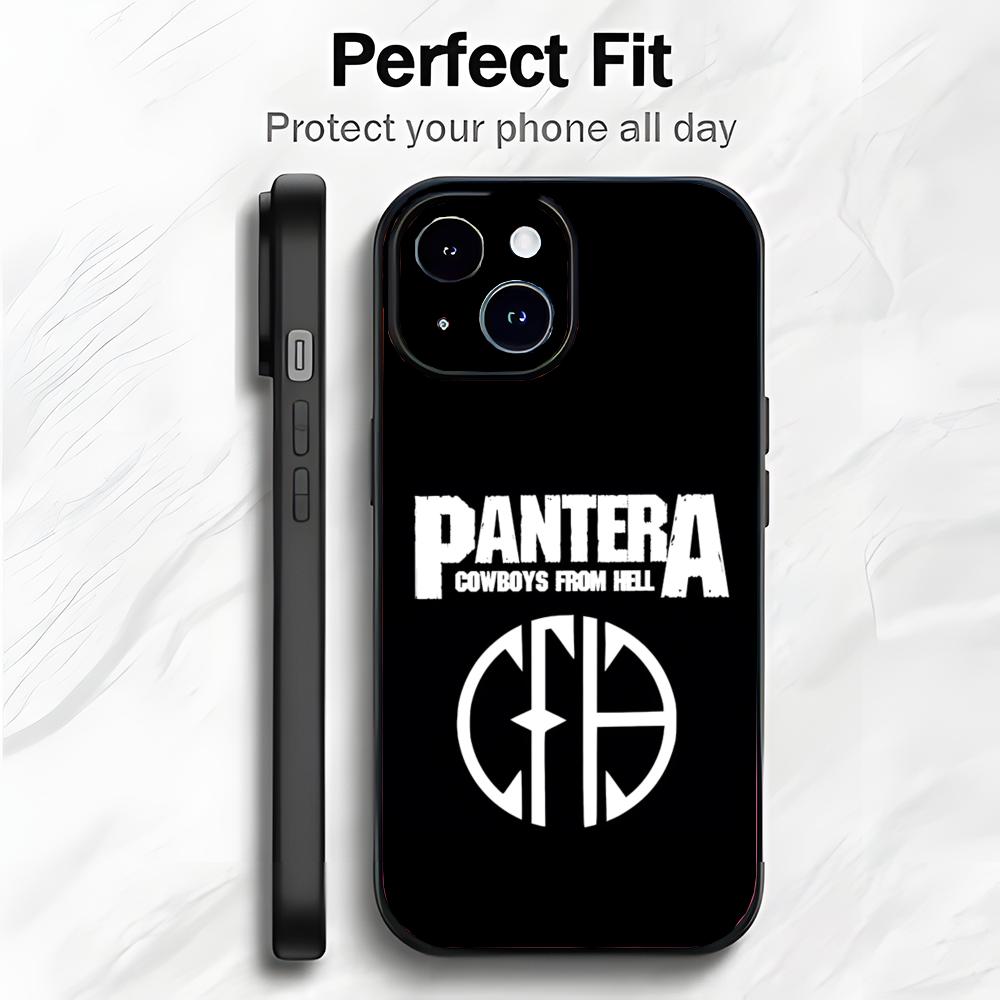 Heavy Metal Band P-Pantera Phone Case Phone Case Soft Packaging Lightweight For iPhone17 16 15 14 13ProMax