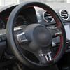 Leather Auto Steering Soft Anti-slip Wheel Cover Protect Car Sleeve