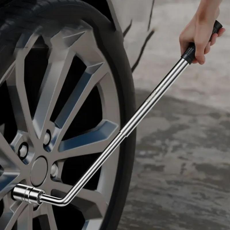 Extendable Car Tire Wrench, Tire Removal And Changing Tool, Labor-saving Extended Socket Wrench, Auto Repair Tire Removal Tool