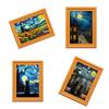 Decorative Magnetic Pictures Frame For Kitchen Vintage Wooden 2x3in Photo Holder Easy Installation Magnetic Photo Holder
