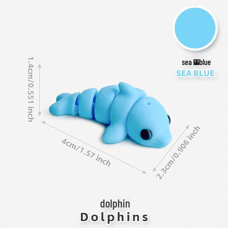 Colorful 3D Printed Small Animal Toys - Simulation Animal Models for Micro-Landscape Decoration