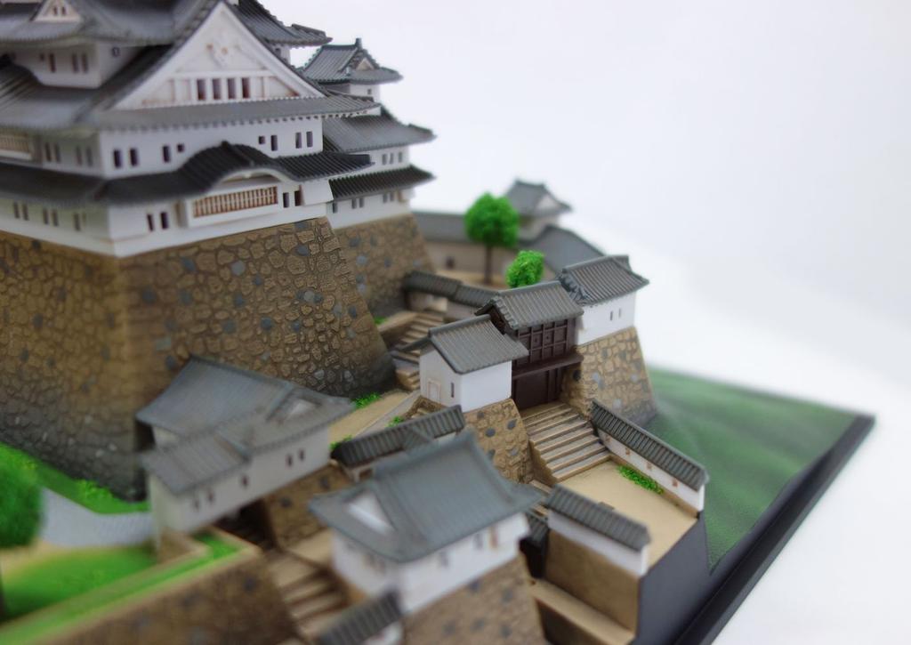 Doyusha Famous National Premium Himeji Castle Plastic Model 1/500 Japan's Castle, Treasure,