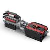 V10 Engine Model Kit with Gearbox Compatibility Single Overhead Camshaft AirCooled Design Interactive DIY Educational Science B
