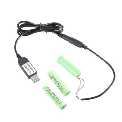 USB 5V2A To 4.5V Dummy Battery Power Cable for AA LR6 Battery Eliminators 3x1.5V for Electronic Toy Clocks Thermometers