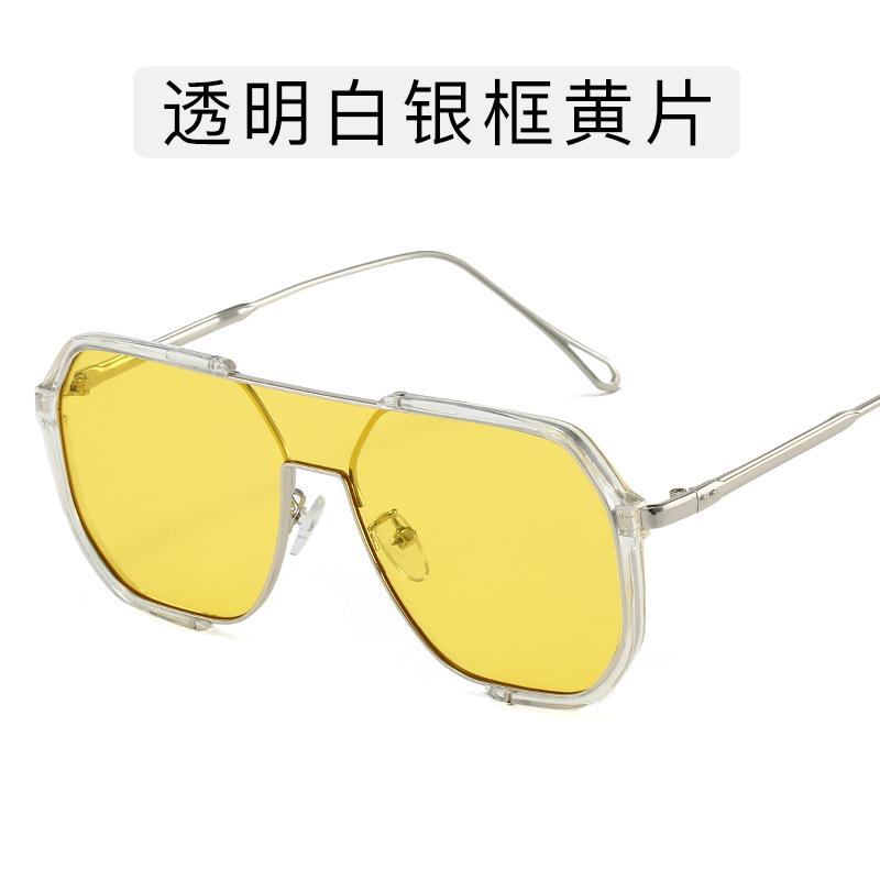 Korean Style Sunglasses for Men Polygon Shape UV400 Protection Sun Glasses Women Driving Travelling Sunglasses Men