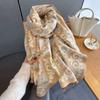 Autumn Winter Multi-Functional Printed Scarf Versatile Elegant Neck-Protecting Warm Windproof Scarves Shawl For Women Luxury