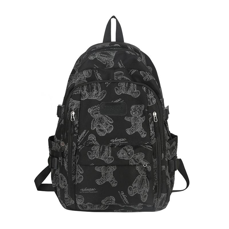Der neue Schulranzen ist hochwertig, frisch und süß, niedlicher Bärenrucksack, leichter und großvolumiger Rucksack für Junior- und Highschool-Schüler.