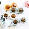 New Sun Flower Round Cute Kids Sunglasses Uv400 For Boy Girls Toddler Lovely Baby Sun Glasses Children