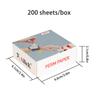 200Pcs Highlight Tissue Disposable Salon Electric Hair Perming Dyeing Paper End Wraps Dyeing Color Tool Hairdresser Salon Tool