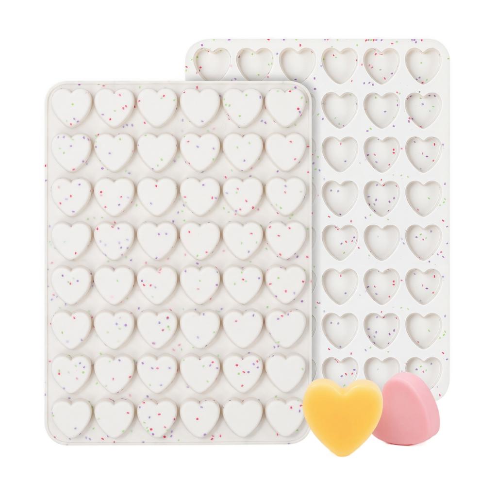 Multi Heart Shape Silicone Mold Food Grade Flexible Non Stick Mousse Mold for Baking Chocolate Candy Soap Making Kitchen Tool