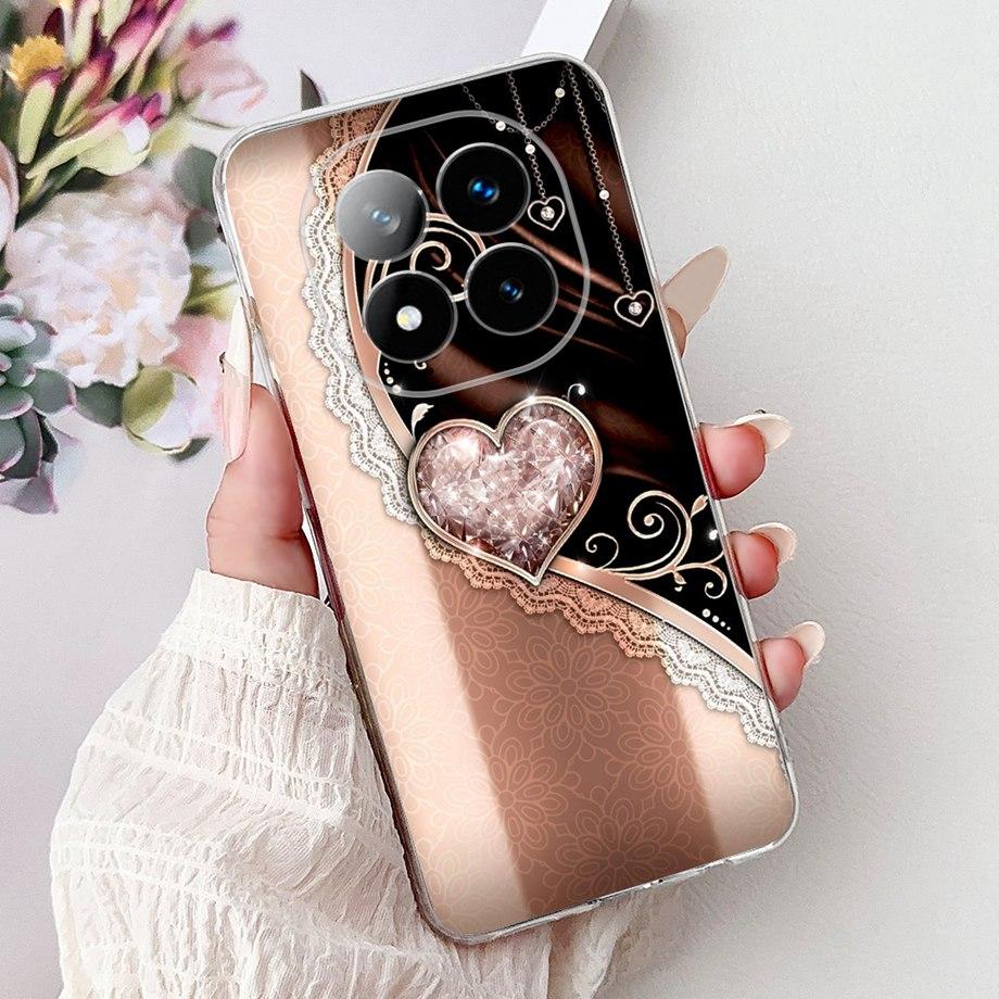 For Xiaomi Redmi Note 14 Pro+ 14Pro Note14 4G 5G Phone Case Back Cover Girly Fashion Flower Butterfly Paintong Soft TPU Fundas