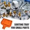 Bolt Sorting Tray Nut And Screw Sorter Mess-free Funnel Spout Sorting Tray for Small Parts Woodworking Shops Crafting Projects