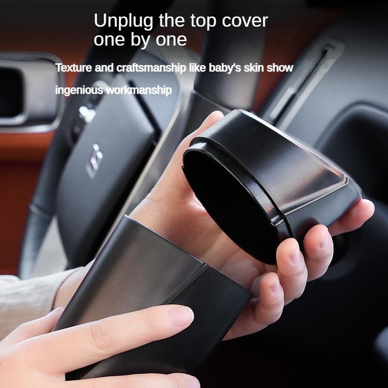 Nowy samochodowy kosz na śmieci Wielofunkcyjny, podwójnego zastosowania w samochodzie i w domu Mini samochodowy kosz na śmieci