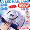 Powerful 60LEDs LED Nail Lamp For Gel Nail Polish Drying Low Heat Mode Smart Sensor Professional Nail Art Salon Manicure Machine