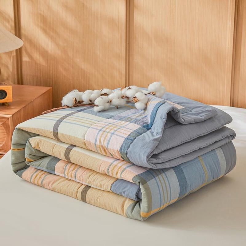 Meng Huoban Muji Stil Klasse A Sommerdünne Steppdecke