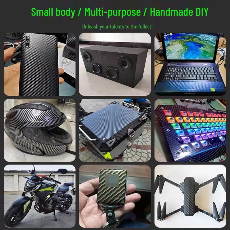 High-Gloss 3D/5D Carbon Fiber Car Color Change Film - Matte & Glossy Finish Sticker