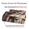 American Flag Pattern 3D Printed Duvet Cover Set Creative Retro Style Bedding Set Polyester Soft Comfortable Quilt Cover Set