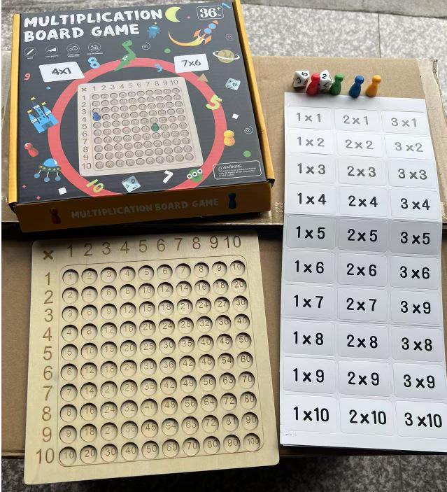 99 Multiplication Puzzle Board: Best-Selling Early Childhood Education Tool for Kids and Primary School Students