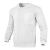 Men's Casual Solid-color Round-neck Sweatshirt With Corduroy And Striped Long-sleeved Sweatshirt